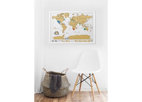 Scratch Map Posters