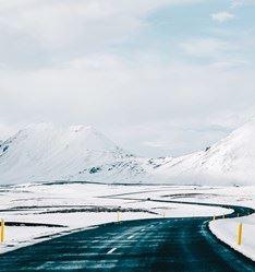 Glacier driving in Iceland