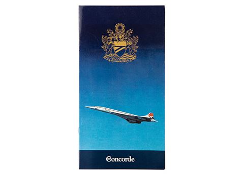 Concorde flight certificate