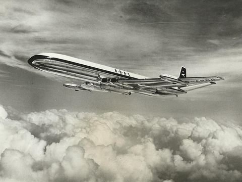 BOAC, first pure jet service across the North Atlantic