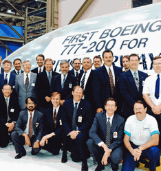 British Airways' first commercial Boeing 777 flights