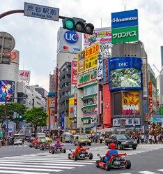 Street Kart, Central Tokyo, Japan