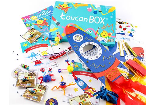 Get 50 per cent off your first box with a toucanBox subscription