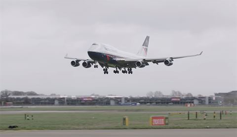 The Landor 747 arrives