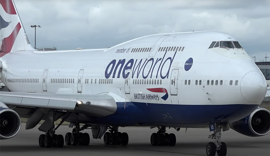 British Airways says goodbye to the first of its last 747 jumbo jets
