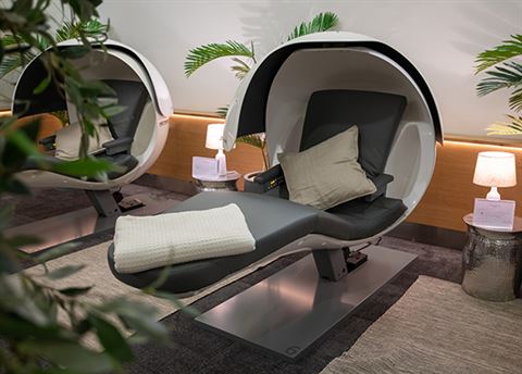 “Nap sleep pods” arrive in the First lounge