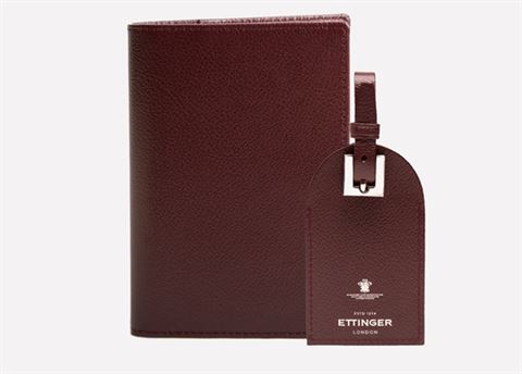 Win a personalised leather passport case and luggage tag from Ettinger, worth over £200