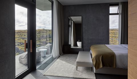 Moss suite at the Blue Lagoon Retreat