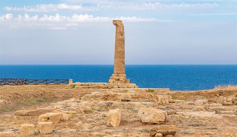 Colonna supersti- te del Tempio di Hera Lacinia