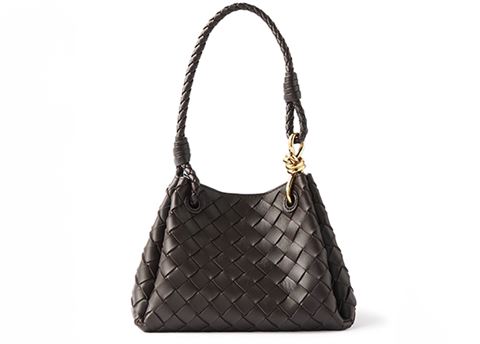 BOTTEGA VENETA Parachute small intrecciato leather shoulder bag