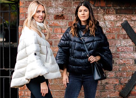 Win one of two cosy quilted Puffer Ponchos exclusively from up.clothing, each worth £160